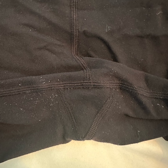 Black Cropped Lululemon Wunder Under Pant - Picture 7 of 8